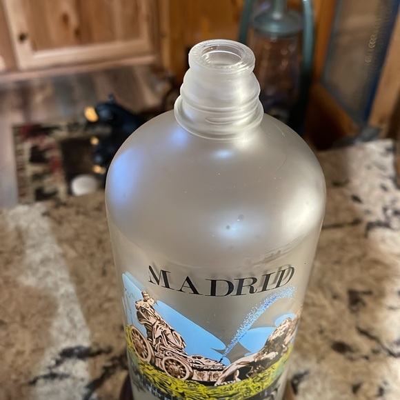 Vintage Bar Bottle Dispenser Wine Liquor VINO Decanter Glass Wood Spigot WORKS - Picture 12 of 16